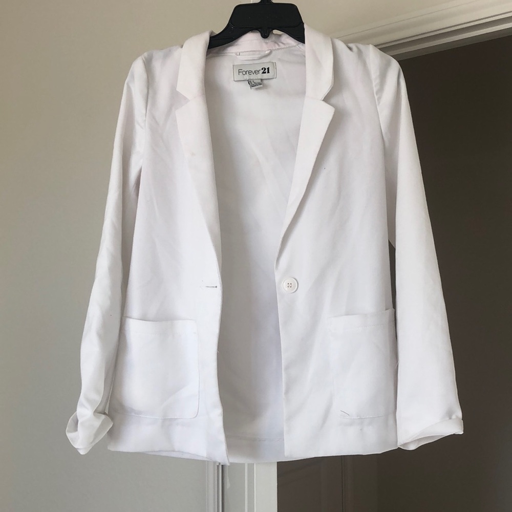White blazer